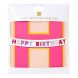 Святкова гірлянда Talking Tables Happy Birthday паперова рожева 3 м ROSE-GARLAND-HB
