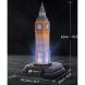 Трехмерная головоломка-конструктор с LED подсветкой БИГ БЕН Cubic Fun L537h