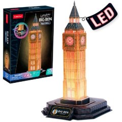 Тривимірна головоломка-конструктор з LED підсвіткою БІГ БЕН Cubic Fun L537h