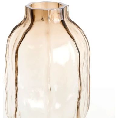 Ваза &Oslash;25x44,5 см TEJEDA, стекло, прозрачное, светло-коричневое Light&Living 5750361