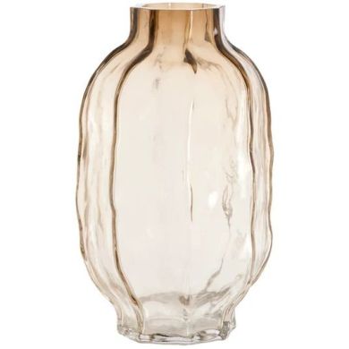Ваза &Oslash;25x44,5 см TEJEDA, стекло, прозрачное, светло-коричневое Light&Living 5750361