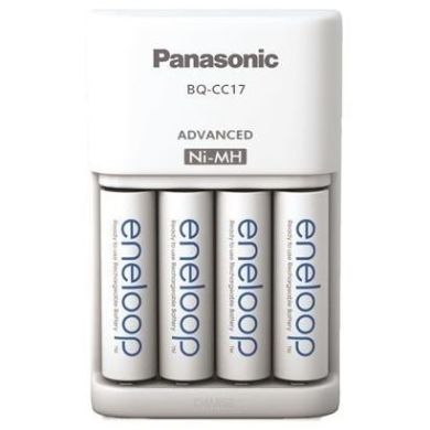 Зарядное устройство для Panasonic Advanced Charger+ Аккумулятор Eneloop NI-MH AA 2000 мАч, 4 шт. K-KJ17MCD40E