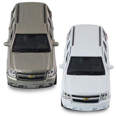 Автомодель CHEVROLET TAHOE 2008 (білий, сірий) 250382W