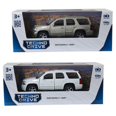 Автомодель CHEVROLET TAHOE 2008 (білий, сірий) 250382W