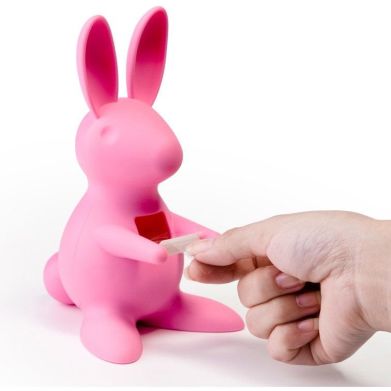 Диспенсер для скотча Bunny Qualy QL10114-PK