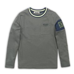 Світшот дитячий на хлопчика DJ Dutchjeans 122 Хакі D36172-45