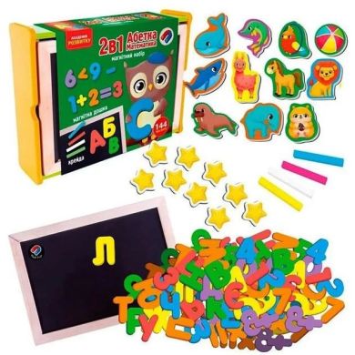 Гра настільна Vladi Toys Магнітний розвиваючий набір з дошкою VT5411-17