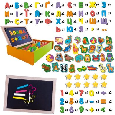 Гра настільна Vladi Toys Магнітний розвиваючий набір з дошкою VT5411-17