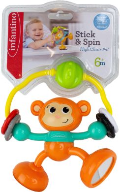 Игрушка Infantino Дружок обезьянка 216267I, Оранжевый