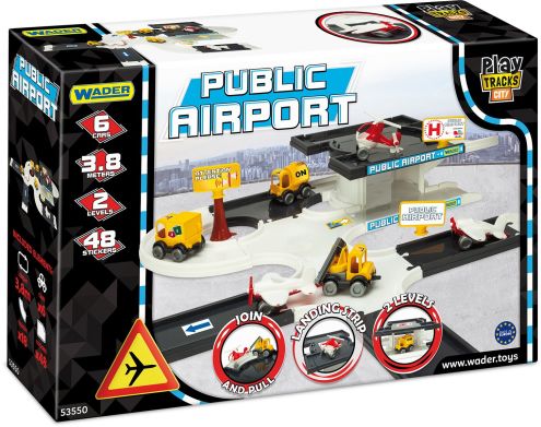 Ігровий набір Wader Play tracks city Аеропорт 53550