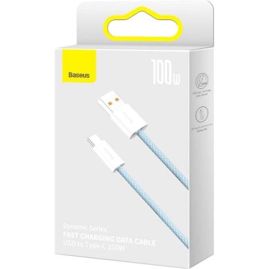 Кабель Baseus USB to Type-C 100W 20V/5A 1mCALD000603 синій