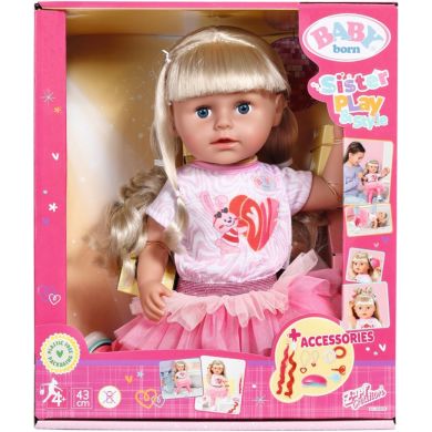 Лялька BABY BORN СТИЛЬНА СЕСТРИЧКА (43 см, з аксесуарами) 833018
