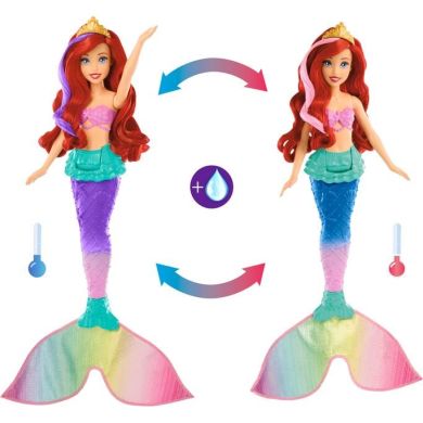 Лялька-русалонька Аріель Кольорові ефекти Disney Princess HPD43