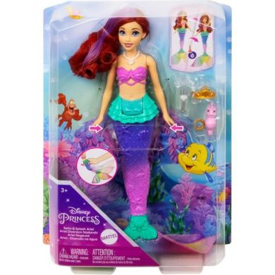 Лялька-русалонька Аріель Кольорові ефекти Disney Princess HPD43