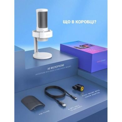 Мікрофон Fifine RGB Ampligame A8W