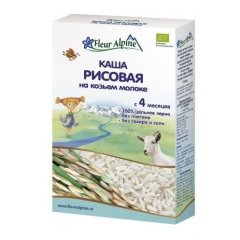 Молочна каша Fleur Alpine Organic рисова на козячому молоці 200 г 4006303632210