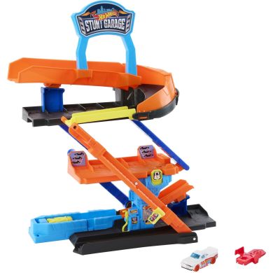 Набір Гараж-трансформер для трюків Hot Wheels JHL94