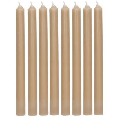 Набор свечей (8 шт), парафин 2,2&times;25 см, медовый цвет CANDLE POMAX Q201-HON-S8