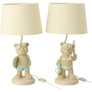 Настільна лампа дитяча BEAR BEA (26x26x48см) J-LINE 60343