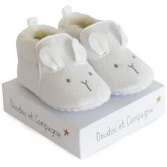 Пінетки для немовля DouDou 0-6 міс.білі у коробці, DC3707 DC3707