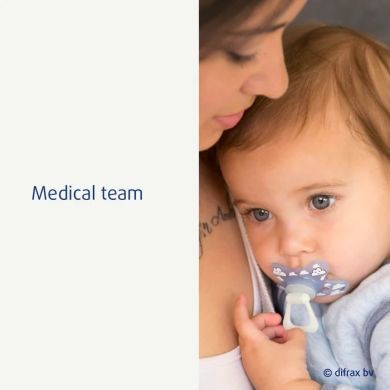 Пустушка силіконова Difrax Dental 12+ місяців, Blossom 346 Blossom, Рожевий