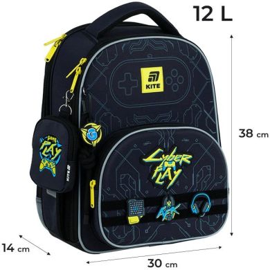 Рюкзак Kite Education каркасний 556 Cyber K25-556M-2