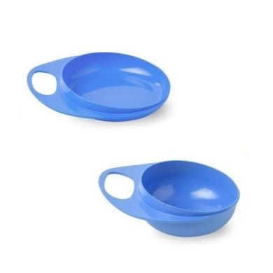 Тарілка для годування Nuvita Easy Eating Глибока і мала 2шт. 18 см NV8461Blue, Синій
