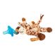 Набір Цільна силіконова пустушка з іграшкою Жираф колір голубий, Dr. Brown`s Dr. Brown`s AC155-P6, Блакитний