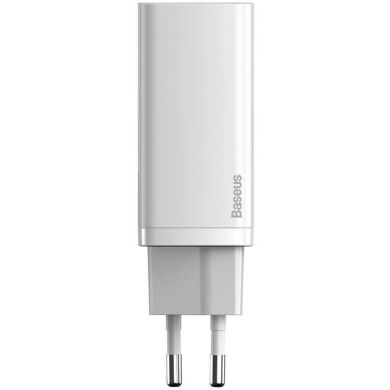 Зарядний пристрій Baseus GaN2Lite QC C+U 65W CCGAN2L-B02 бiлий 976960