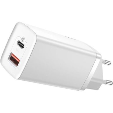 Зарядний пристрій Baseus GaN2Lite QC C+U 65W CCGAN2L-B02 бiлий 976960
