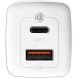 Зарядний пристрій Baseus GaN2Lite QC C+U 65W CCGAN2L-B02 бiлий 976960