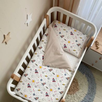 Сменная постель Baby Mix Ракеты Msonya 391757