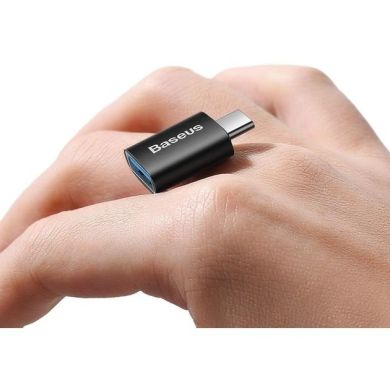 Адаптер Baseus Mini OTG Type-C/USB-A 3.1 ZJJQ000001 черный 992744