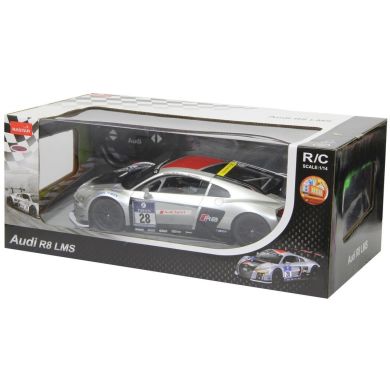 Автомобиль на радиоуправлении Audi R8 LMS Performance 2015 1:14 серебристый 40 МГц Rastar Jamara 405099