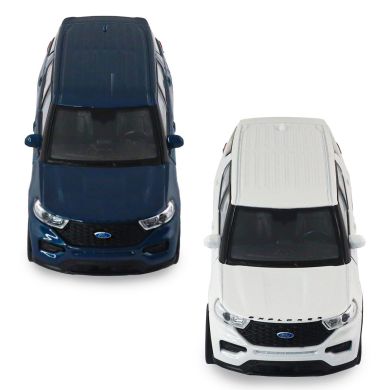 Автомодель FORD EXPLORER 2023 (перламутрово-білий, блакитний металік) 250392W