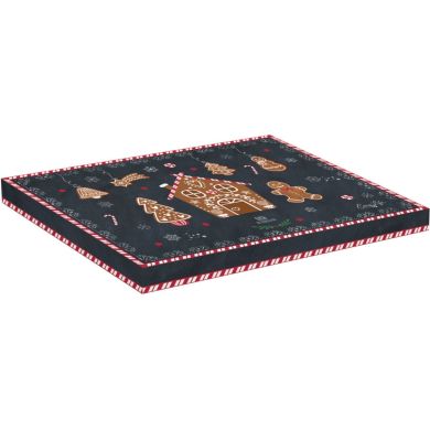 Блюдо 21x25,5см из фарфора в коробке GINGERBREAD POZZI MILANO 1472GING
