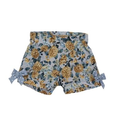 Шорти дитячі Dr. Kid з квітами сірі 9M DK374/OI20