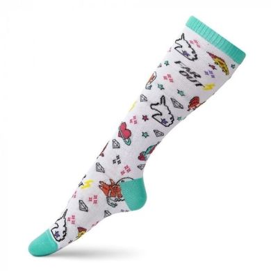 Гольфи V&T ШДГг 44-024-393 Єдиноріг 20-22, Білий/св.бірюзовий 4823103407585