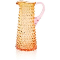 Графін Sunrise Hobnail 1л, янтарно-рожевий KLIMCHI 16185/1000-8572/27