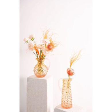 Графін Sunrise Hobnail 1л, янтарно-рожевий KLIMCHI 16185/1000-8572/27