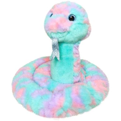 Игрушка мягконабивная Змея голубая Aurora 230779B