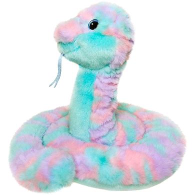 Игрушка мягконабивная Змея голубая Aurora 230779B