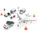 Ігровий набір Аеропорт, 3 машинки, 1 літак, 13 аксесуарів DICKIE TOYS 3743001