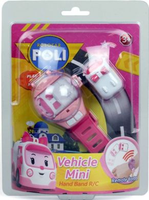 Ігровий набір Robocar Poli Годинник з міні-машинкою Ембер радіокеруванні 83390