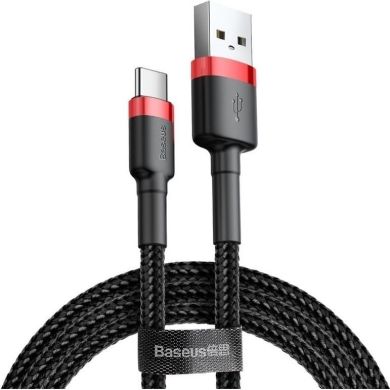 Кабель Baseus USB to Type-C 2A 3m CATKLF-U91 черв/чорн