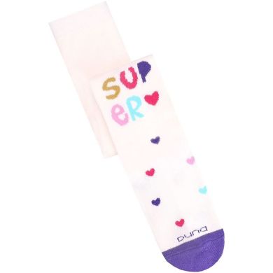 Колготки детские 9064 р.122-128,60-64,18-20 молочный рисунок 2589 DUNA 4823094638623