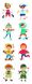 Комплект магнітів Пори року Apli Kids 000017160