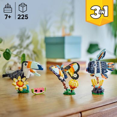 Конструктор Дикі тварини: тропічний тукан LEGO Creator 31173