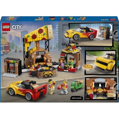 Конструктор Доставка піци з різними транспортними засобами Lego City 60496