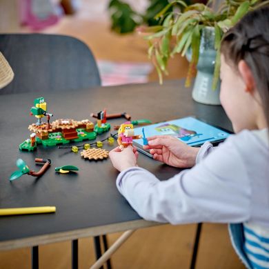 Конструктор LEGO Super Mario Імпровізація в джунглях Діксі Конґ. Додатковий набір 174 деталей 71421